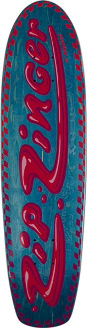 KROOKED ZIP ZINGER DLX GUEST SKATE DECK-7.75x30