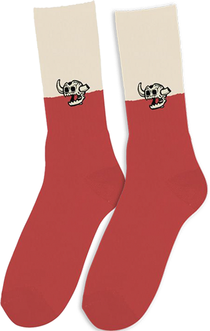 TOY MACHINE DEAD MONSTER SPLIT CREW SOCKSPUDDY 1pr