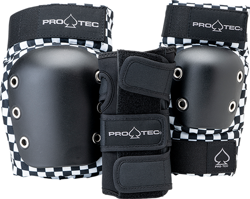 PROTEC JUNIOR 3 PACK OPEN BACK YSMALL CHECKER