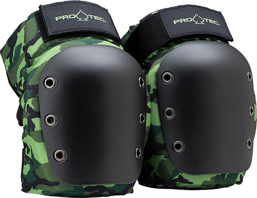 PROTEC STREET KNEE OPEN BACK YTH-CAMO