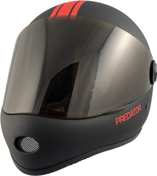 PREDATOR ZEN DH6 SKATE HELMET MATTE BLK RED