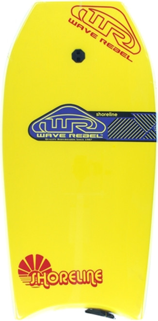 WAVE REBEL SHORELINE 42" YEL BOOGIE BOARD BODYBOARD