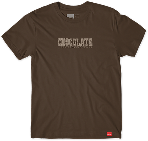 CHOCOLATE WESTERN SS TSHIRT MEDIUM BROWN