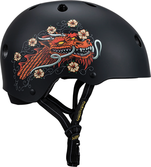 PROTEC CERTIFIED  LOW PRO HELMET L/XLARGE CAB DRAGON BLACK