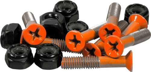 STANDARD 1" PHILLIPS (SET) ORANGE SKATE HARDWARE