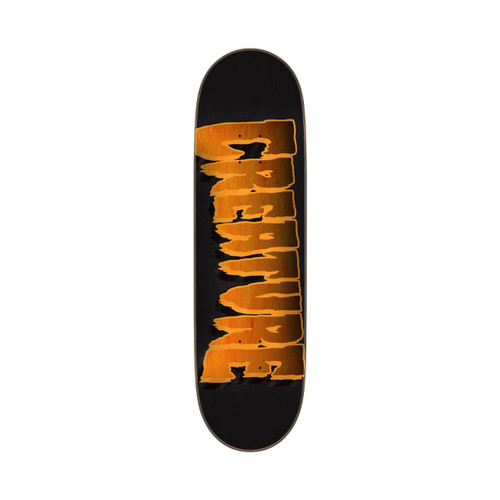Creature Logo Outline Stumps Skateboard Deck Orange Black 8.8 x 32
