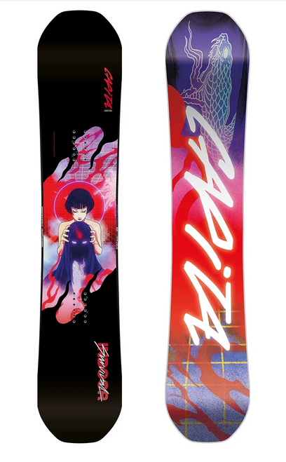 Capita Indoor Survival Snowboard 2025 Black 158 WIDE