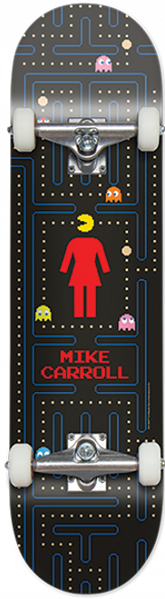 GIRL CARROLL PAC-MAN SKATEBOARD COMPLETE 7.75
