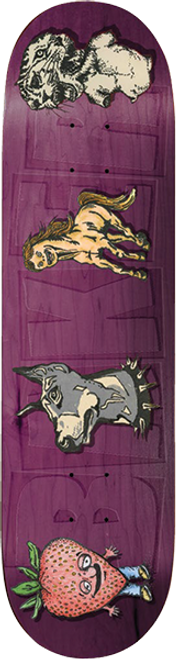 BAKER ZORILLA DIMENSIONS SKATEBOARD DECK 8.12