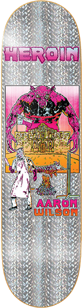 HEROIN WILSON HELLSCAPE SKATEBOARD DECK-8.5