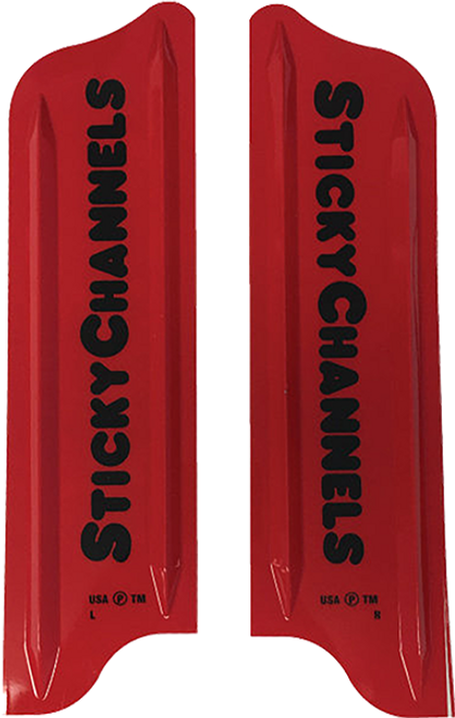 STICKY CHANNELS 11" RED