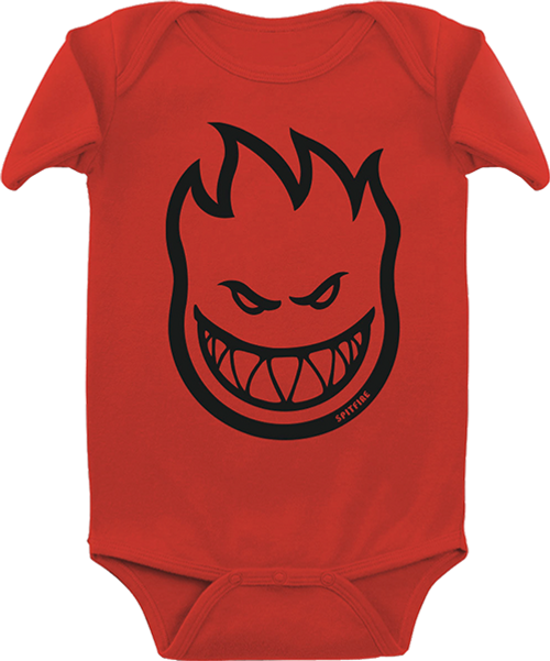 SPITFIRE BIGHEAD ONESIE 24Month-RED/BLK