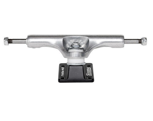 Slappy ST1 Low Hollow Trucks Silver Black 8.25