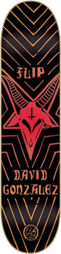 FLIP GONZALEZ SATANIC GOAT P2 SKATEBOARD DECK -8.0