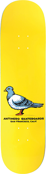 ANTI HERO TEAM PIGEON SKATEBOARD DECK 8.32