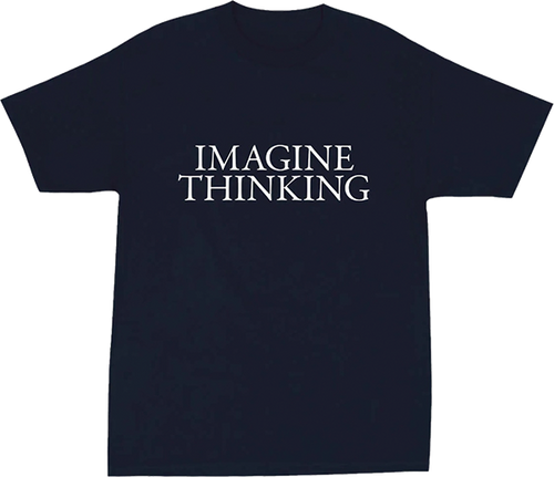 QUASI IMAGINE SS TSHIRT LARGE-NAVY