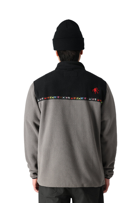 686 Tioga Fleece Pullover Mens Keith Haring Grey