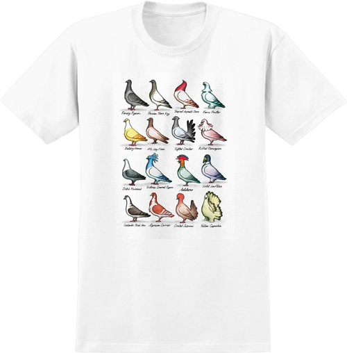 Anti Hero Show Pigeons SS Tshirt White Large