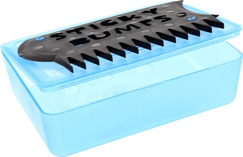 STICKY BUMPS WAX BOX & COMB BLUE/BLK