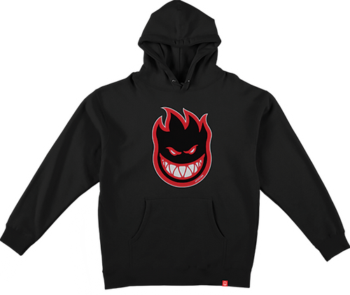 SPITFIRE BIGHEAD FILL YOUTH HOODIE SMALL-BLK/BLK/RED/WHT
