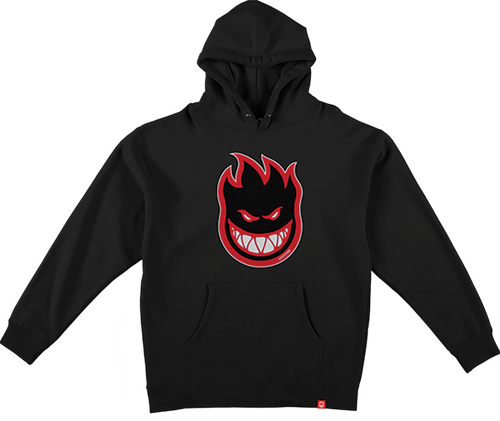 SPITFIRE BIGHEAD FILL HOODIE MEDIUM-BLK/BLK/RED/WHT