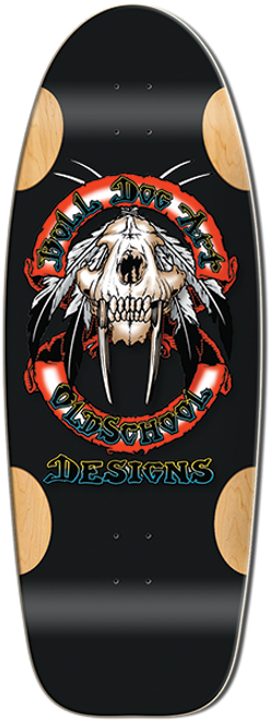 BULLDOG SABERTOOTH SKATEBOARD-11.87X33 BLK FORMICA