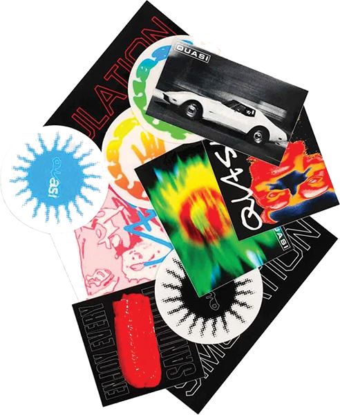 QUASI 8/PK ASSORTED 2023 STICKERS