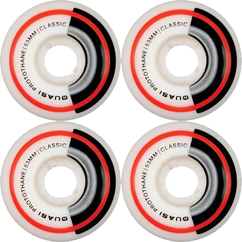 QUASI CLASS WHEEL 53MM WHITE WHEELS SET