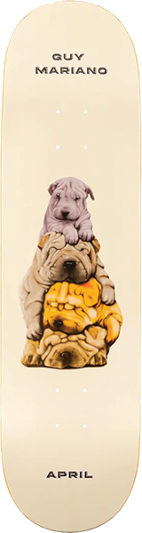 APRIL MARIANO DOGS SKATEBOARD DECK 8.5