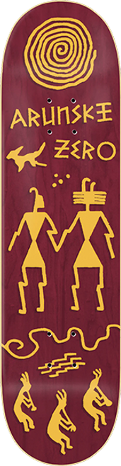 ZERO ARUNSKI WEDGE PEOPLE SKATEBOARD DECK-8.5