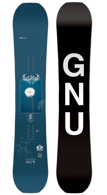 GNU Gloss Snowboard Womens Blue 148