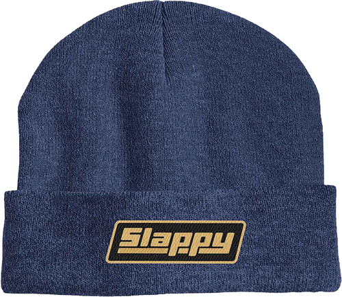 SLAPPY OG LOGO BEANIE NAVY