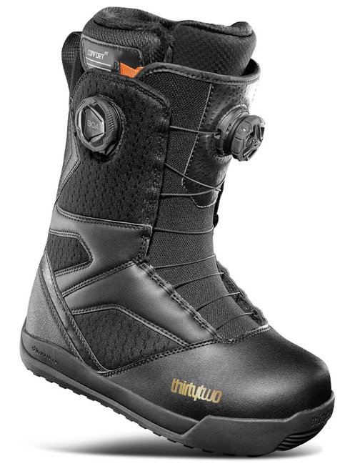 ThirtyTwo STW Double Boa Snowboard Boots Womens 2025 Black Gold