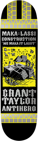 ANTI HERO TAYLOR MAKALASSI CONST. RENOVATED SKATEBOARD DECK 8.75