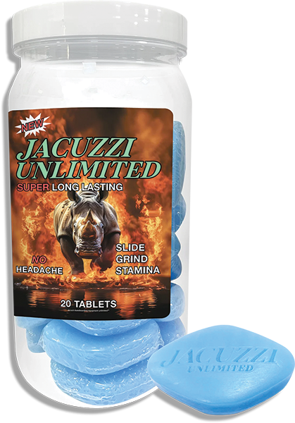 JACUZZI RHINO PILLS SKATEBOARD WAX BLUE (10 Bars)