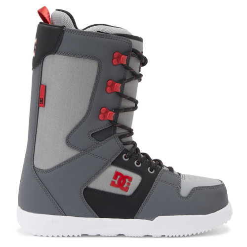 DC Phase Boots Snowboard Mens 2025 Grey Black Red DC Phase Boots Snowboard Mens 2025 Grey Black Red