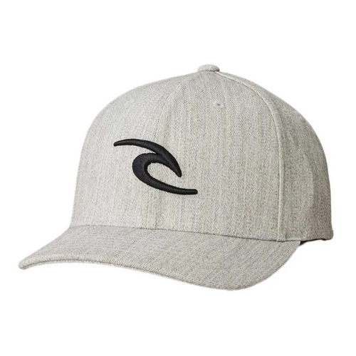 Rip Curl Tepan FlexFit Hat Heather Grey One Size