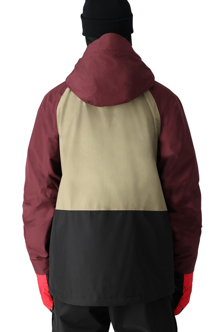 686 GoreTex Core Shell Jacket Mens Sassafrass Tan Block