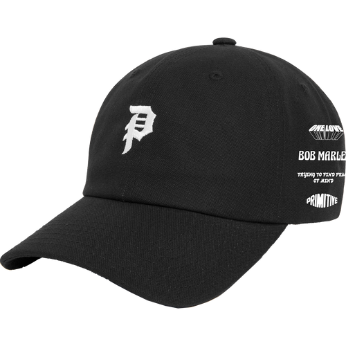 Primitive Dirty P Marley Hat Black White Clipback