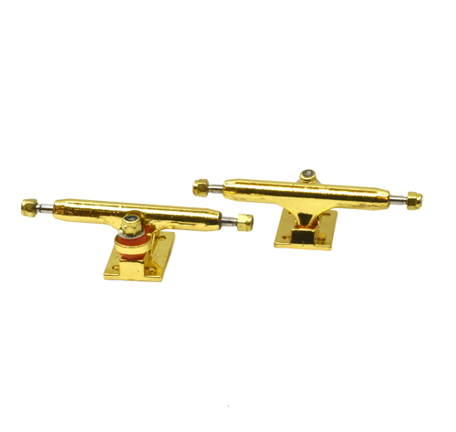 Social Indy Pro Fingerboard Trucks Gold Gold 34mm Set