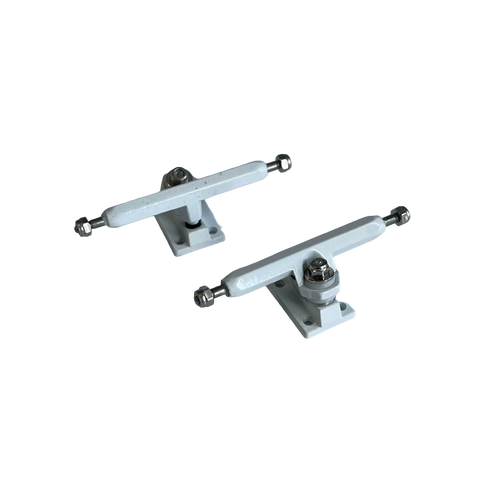 Social Pentagon Pro Fingerboard Trucks White 32mm Set