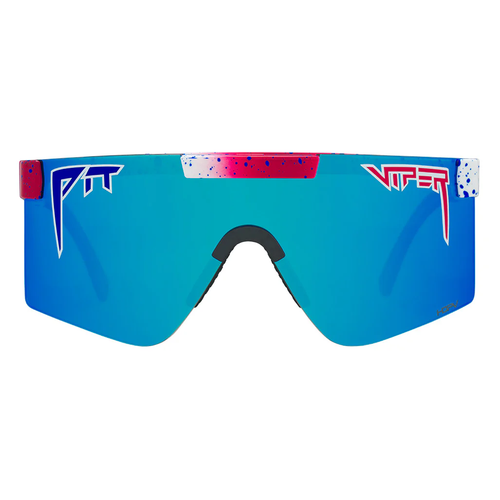 Pit Viper Originals Wide Sunglasses Firecracker HDPV Polarized Blue
