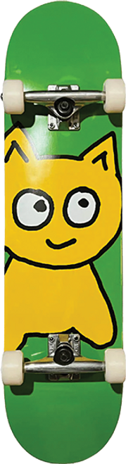 MEOW BIG CAT SKATEBOARD COMPLETE 6.5 GREEN