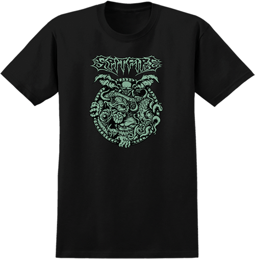 SPITFIRE DEMONGATE GLOW SS TSHIRT MEDIUM-BLACK