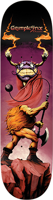 ANTI HERO GRIMPLESTIX BARBARIANS HEWITT SKATEBOARD DECK 8.5