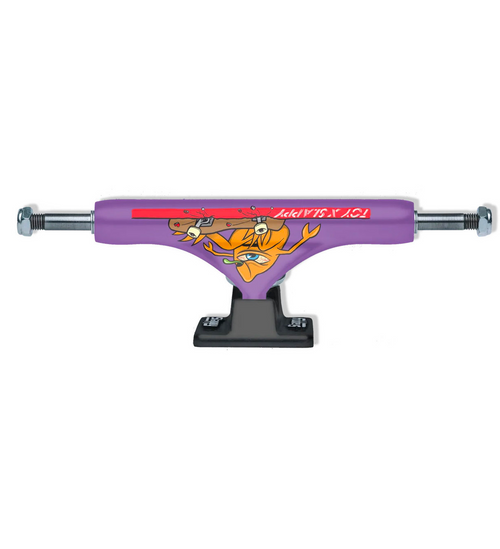 Slappy Toy Machine ST1 Classic Hollow Trucks Set Purple Black 8.5