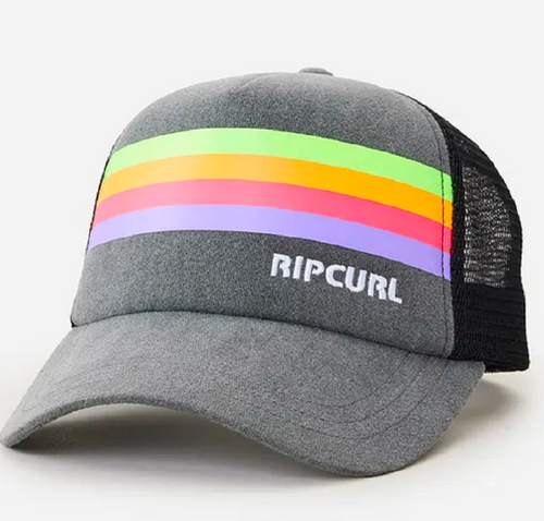 Rip Curl Revival Trucker Women's Grey Neon Snapback