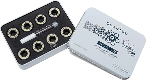 QUANTUM HOEFLER METALLICS PLUS BEARINGS WHT/BLK