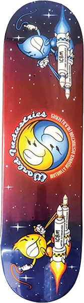 WORLD INDUSTRIES NEW BATTLE SKATEBOARD DECK-7.75 w/ grip