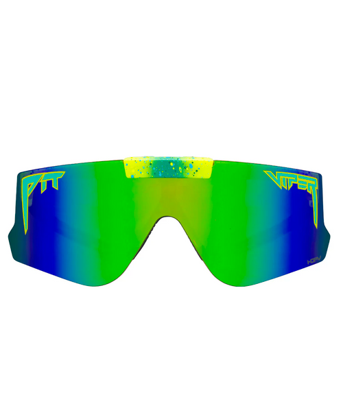 Pit Viper Flip-Offs Sunglasses Rec Center Blue Green Polarized